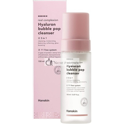 Hanskin Valódi Komplexió Hyaluron Buborék Tisztító 150ml