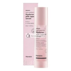   Hanskin Valódi Komplexió Hyaluron Rózsaszín Kapszula Szérum B12 Vitamin Intenzív Hidratáló Hyaluronsav 50ml