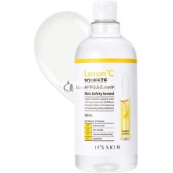   It'S SKIN Lemon'C Squeeze Ampoule Toner - Dunkle Flecken Entferner und Feuchtigkeitsspendendes Astringens mit Zitrus-Extrakt und Hyaluronsäure, 500ml