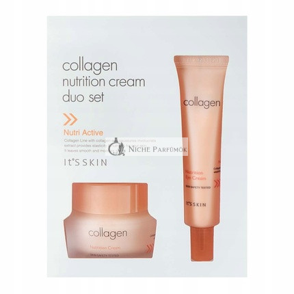 Its Skinset Kollagen Nährcreme Duo - Gesichtscreme 50ml und Augencreme 25ml
