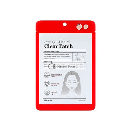 MIZON Good Bye Blemish Clear Patch Láthatatlan Foltkezelő Akne Pattanás Tapasz 44 db