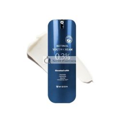   MIZON Retinol Fiatalító Krém 0,3% Retinollal Ránctalanító Shea Vaj Peptidek Niacinamid Bakuchiol 26g