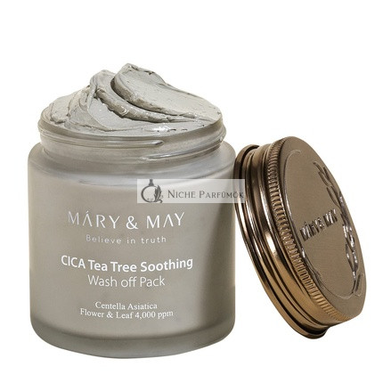 Mary&May CICA Teafa Nyugtató Mosó Pakolás 125g - Centella Asiatica Kivonat, Teafa, Pórusápolás, Problémamegoldás, Maszk