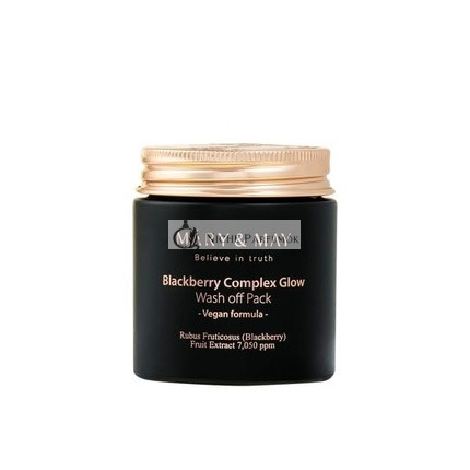 Mary & May Vegán Feketeáfonya Komplex Glow Mosó Maszk, 125g