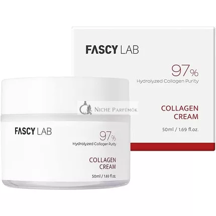 FASCY LAB Kollagencreme, Anti-Aging-Creme mit hydrolysiertem Kollagen und Niacinamid, 50ml