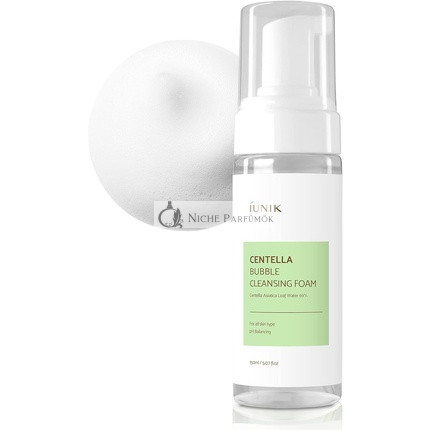 IUNIK Centella Blasen Schäumender Veganer Gesichtsreiniger mit Teebaumextrakt, Centella Asiatica Extrakt 69%, 150ml