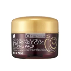   MIZON Schnecken Faltenpflege Schlafmaske Nährend und Festigend für Beschädigte Haut, 80ml