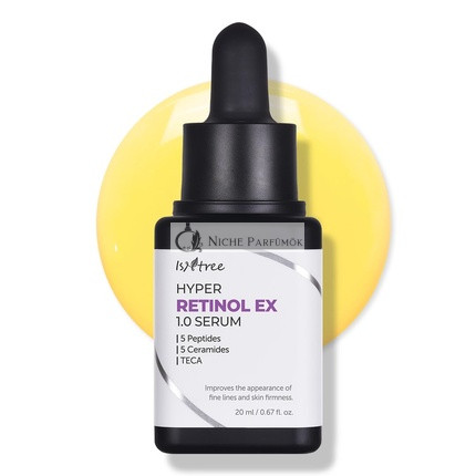 ISNTREE Hyper Retinol EX 1.0 Serum 20ml mit 5 Peptiden und 5 Ceramiden zur Reduzierung feiner Linien