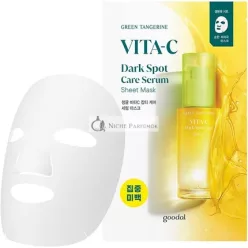 GOODAL Grüne Mandarinen Vitamin C Maske Packung mit 5
