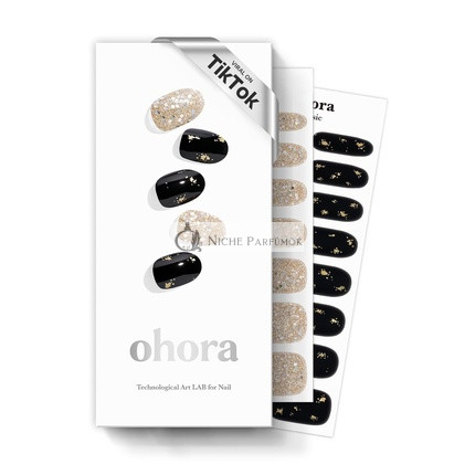 Ohora Weihnachts Halbgeheilte Gel-Nagelstreifen Dazzling Night