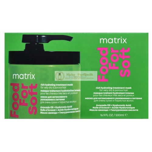 Matrix Food For Soft Rich Hydrating Treatment Mask maszk a intenzív hidratálásához 500 ml