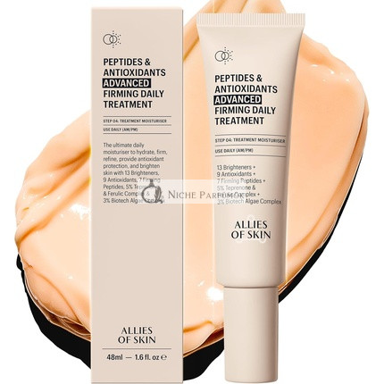Allies Of Skin Peptide & Antioxidantien Fortgeschrittene Straffende Tagesbehandlung, 13 ml