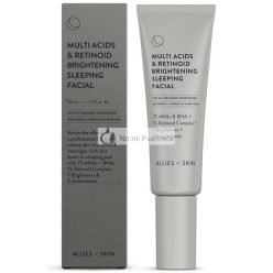   Allies of Skin Multi Acids és Retinoid Brightening Sleeping Facial, 50ml