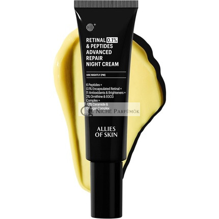 Allies of Skin Retinal 0,1% Peptide Reparatur Nachtcreme