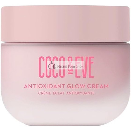 Coco & Eve Antioxidáns Ragyogó Krém Niacinamiddal, Hialuronsavval és Ceramiddal, 50 ml