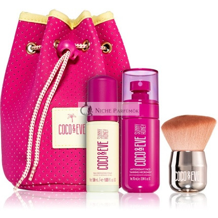 Coco & Eve Sunny Honey Tan Masters Kit - Reisekit mit Selbstbräunungseffekt