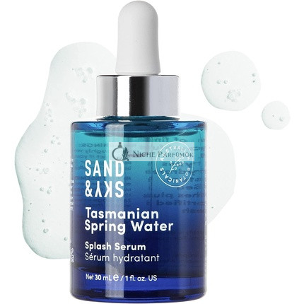 Sand & Sky Tasmaniai Tavaszi Víz Splash Szérum Hyaluronsavval, 30ml