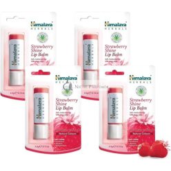   Himalaya Erdbeer Shine Lippenbalsam mit Erdbeersamenöl, 4,5g