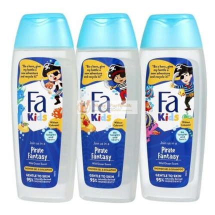 Fa Kids 2in1 Kalóz Fantázia Tusfürdő és Sampon, 400ml