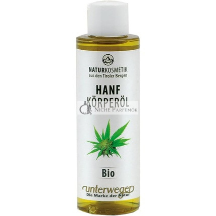 Unterweger Hanf Körperöl für Empfindliche und Zarte Haut, 150ml