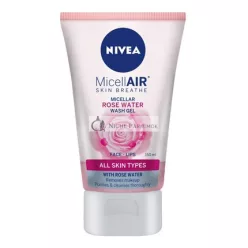   Nivea MicellAIR Haut Atmet Micellar Rosenwasser Waschgel für Gesicht und Lippen, 150ml