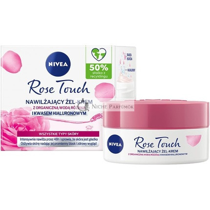 Nivea Rózsa Érintés Hidratáló Zselé-Krém 50ml