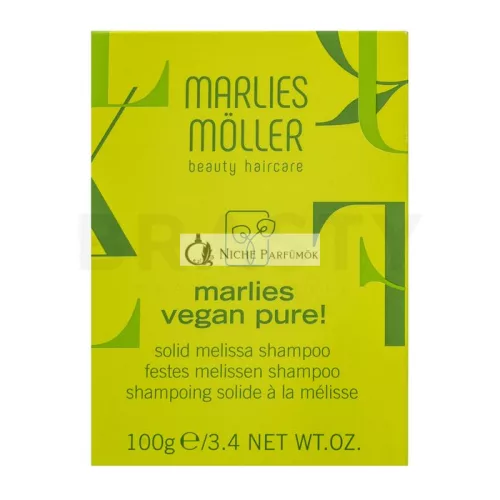 Marlies Möller Marlies Vegan Pure! Solid Melissa Shampoo festes mit nahrhaften Effekt 100 g