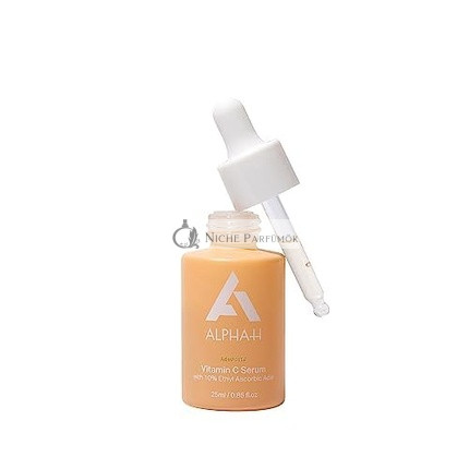 ALPHA-H Vitamin C Serum mit 10% Ethyl-Ascorbinsäure und Hyaluronsäure zur Verbesserung des fahlen Teints