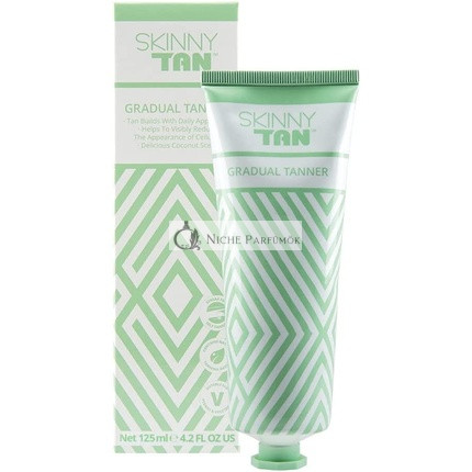 Skinny Tan Original Allmählicher Bräunungsbalsam mit Kokosduft - Tierversuchsfrei und Vegane Hautpflege, 125ml