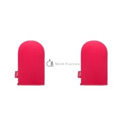 Skinny Tan Pink Velvet Barnító Kesztyű, 1 db