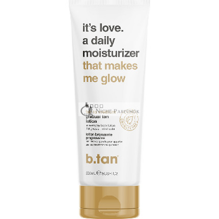 B.Tan Its Love Eine Tägliche Feuchtigkeitscreme mit allmählicher Bräune, 236 ml