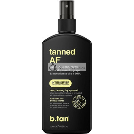 b.tan Deep Tanning Accelerator Tan Intensifier Dunkel Tanning Öl Trockensonnenspray, 236ml