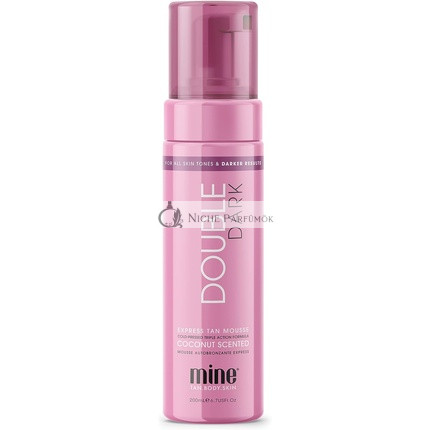 MINETAN BODY.SKIN Double Dark Fake Tan Mousse, 200ml - Sötét Bronzos Ragyogás Minden Bőrtónusra