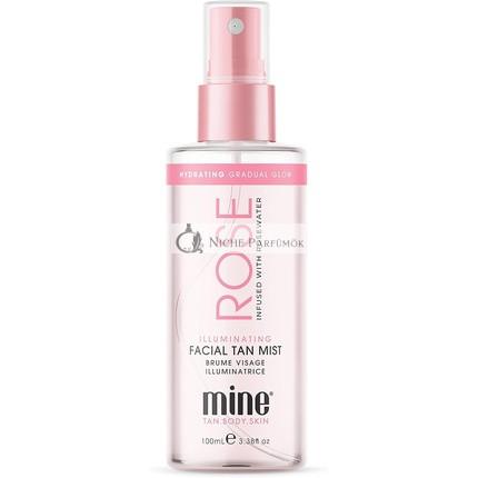 MINETAN BODY.SKIN Rosenbeleuchtendes Gesichtsbräunungsspray 100ml