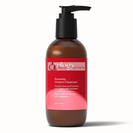 Trilogy Rózsaolajos Krém Tisztító - Hidratáló Arctisztító Prickly Pear Komplexszel, 200 ml