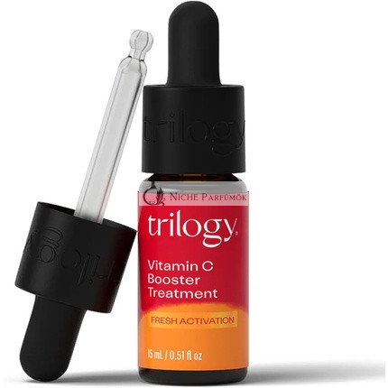 Trilogy Vitamin C Booster Kezelés 15ml a Fakó Bőr Intenzív Két Hét Világosító Megoldás 6% Vitamin C Hyaluronsavval és Margarétával
